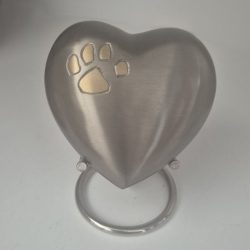 Gold Paw Heart Urn - Image 4