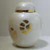 Pearl White Pet Urn