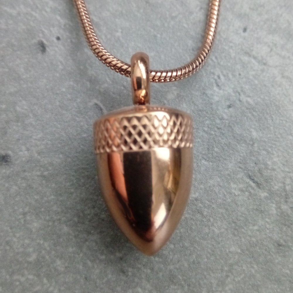 Rose Gold Acorn - Image 2