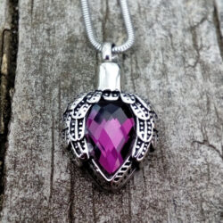 Alternative view of Angels Wings Heart - Purple