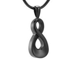 Infinity Pendant - Black
