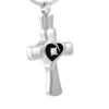 Diamond Heart Cross