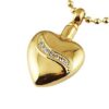 Elegant Ribbon Heart - Gold