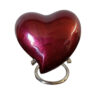 Swift Deep Red Heart Urn