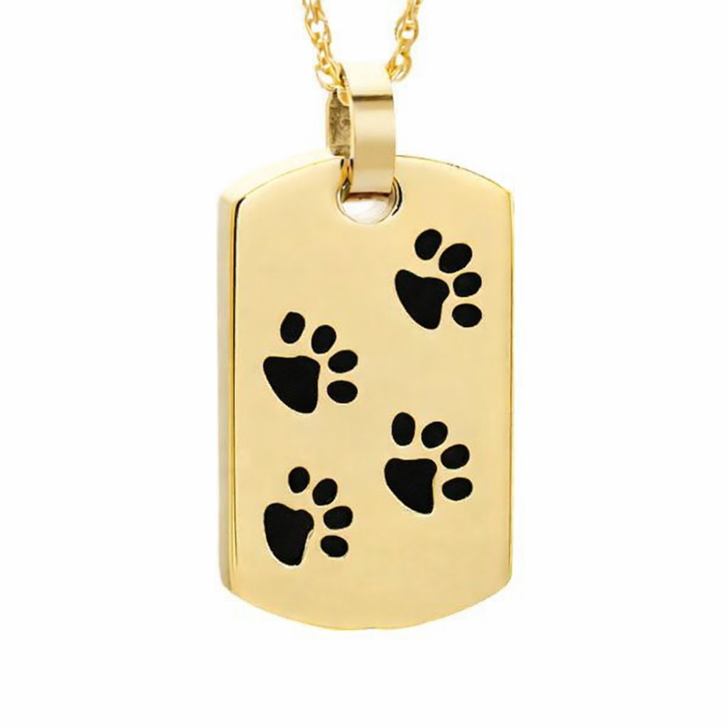 Gold Pet Dog Tag