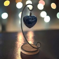 Alternative view of Hanging Heart - Sparkling Blue