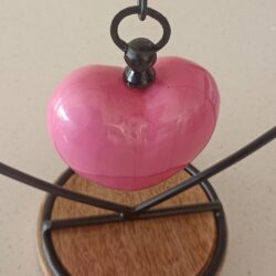Hanging Heart in Heart - Pink - Image 4