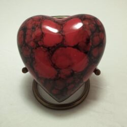 Alternative view of Marble Red Heart Urn