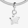 Hanging Silver Star Charm