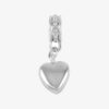 Hanging Silver Heart Charm