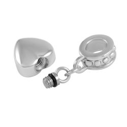 Alternative view of Hanging Silver Heart Charm