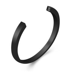 Solid Cremation Bracelet - Black