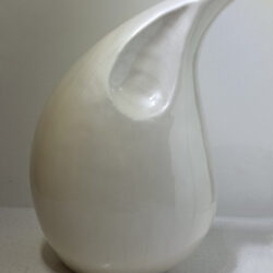 Pearl White Tear Drop Urn
