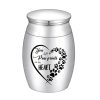 Paw Prints on my Heart Tiny Urn