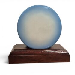Serenity Round Aluminium Urn – Blue