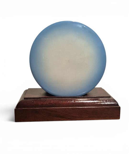 Serenity Round Aluminium Urn – Blue