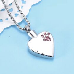 Alternative view of Heart with Pink Paw