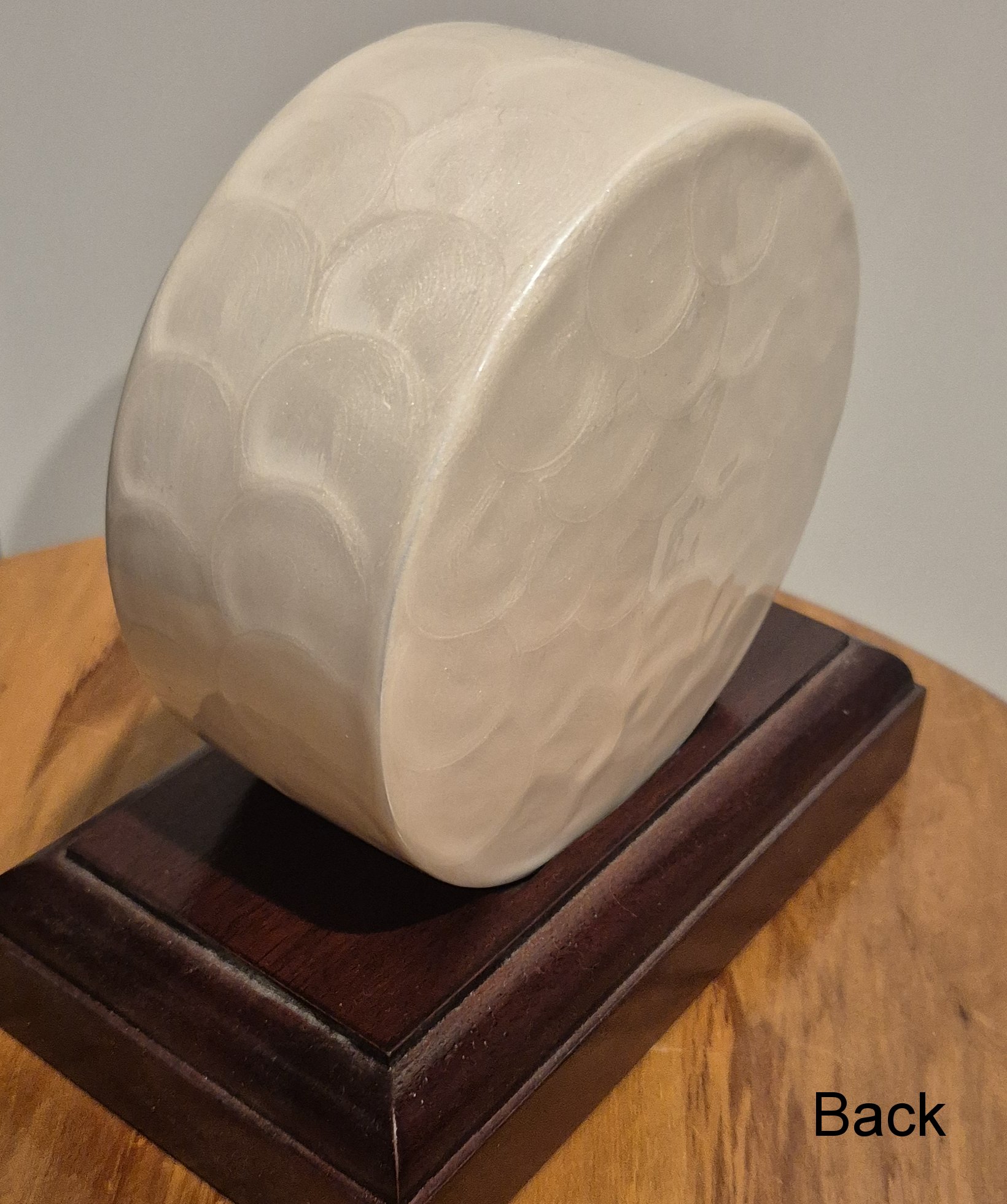 Serenity Round Aluminium Urn – Cream - Image 3