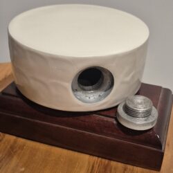 Serenity Round Aluminium Urn – Cream - Image 5