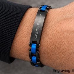 Eternal Bond – Blue Cremation Bracelet - Image 3